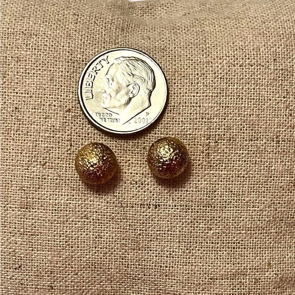 🤯5/$25🤯 Dainty Gold Tone Ball Stud Earrings